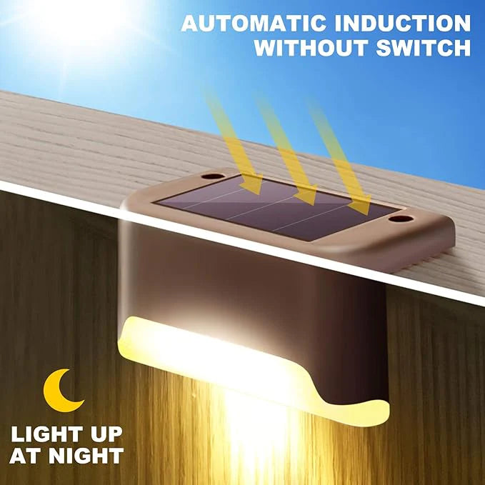 🔆 Solar LED Deck Lights (Pack of 4) ( Delivered in 3 to 5 Days Guaranteed ✅ )