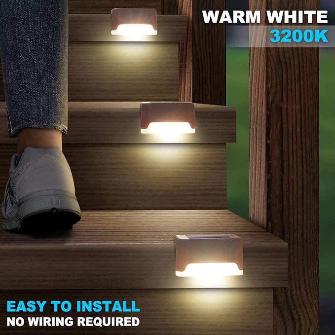 🔆 Solar LED Deck Lights (Pack of 4) ( Delivered in 3 to 5 Days Guaranteed ✅ )