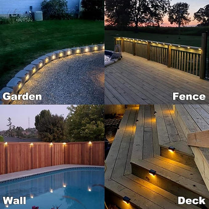🔆 Solar LED Deck Lights (Pack of 4) ( Delivered in 3 to 5 Days Guaranteed ✅ )