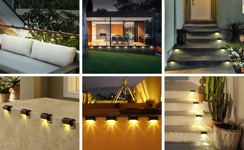 🔆 Solar LED Deck Lights (Pack of 4) ( Delivered in 3 to 5 Days Guaranteed ✅ )
