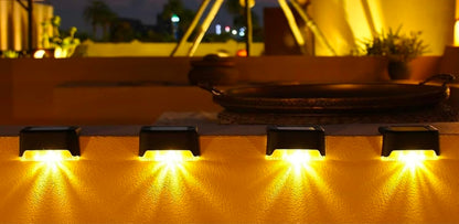 🔆 Solar LED Deck Lights (Pack of 4)